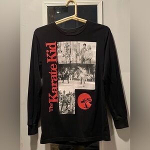 Long Sleeve Shirt with Karate Kid Graphic in Great Condition. Adult Size S. $5